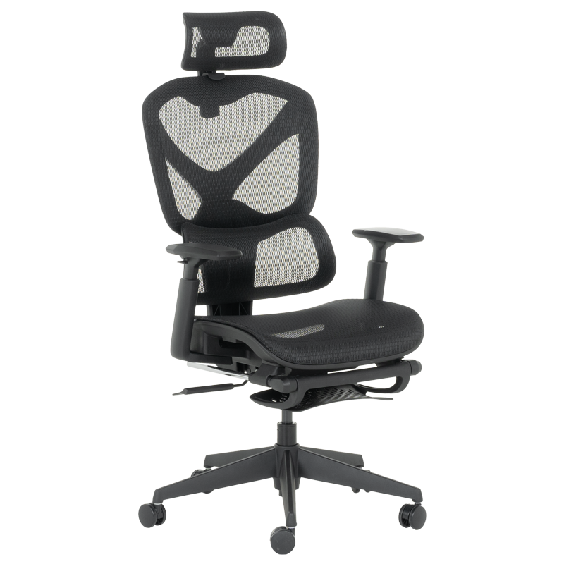 Ергономичен стол COLMAR - черенна ниска цена с бърза доставка - BestPC.BG