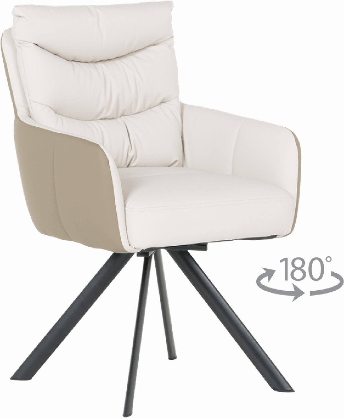 Трапезен стол LURGAN - крем 64на ниска цена с бърза доставка - BestPC.BG