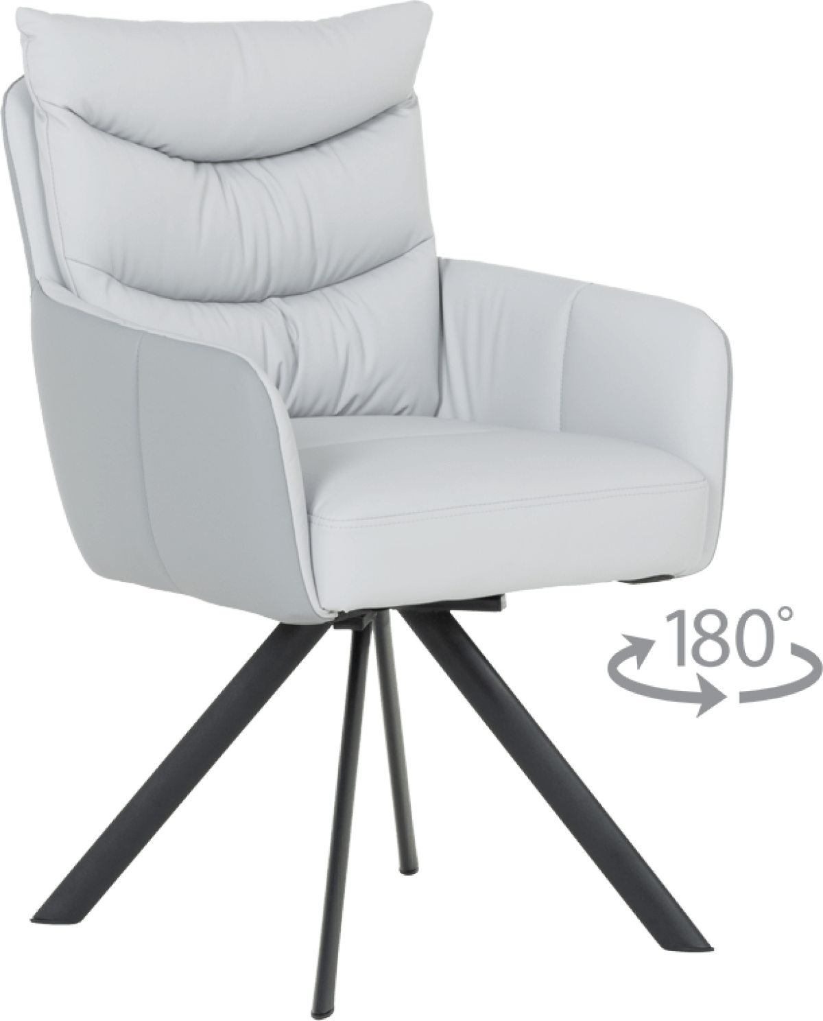 Трапезен стол LURGAN - сив 68на ниска цена с бърза доставка - BestPC.BG