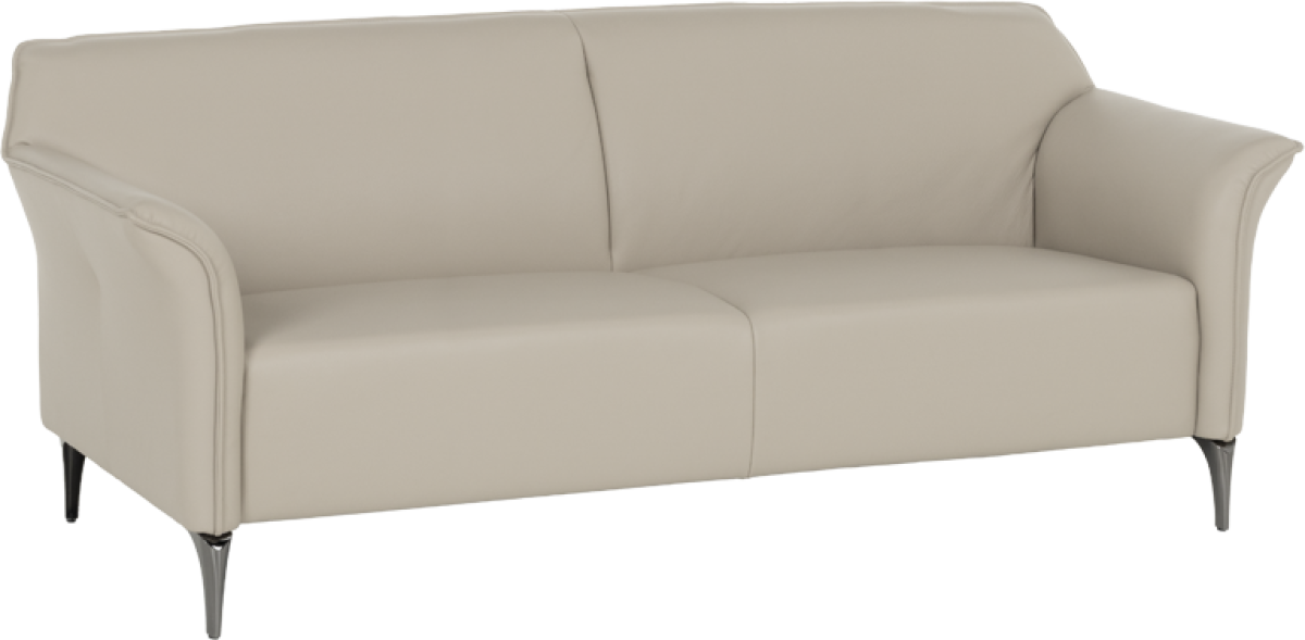 Кожен диван - тройка NEXO LUX - бежовна ниска цена с бърза доставка - BestPC.BG