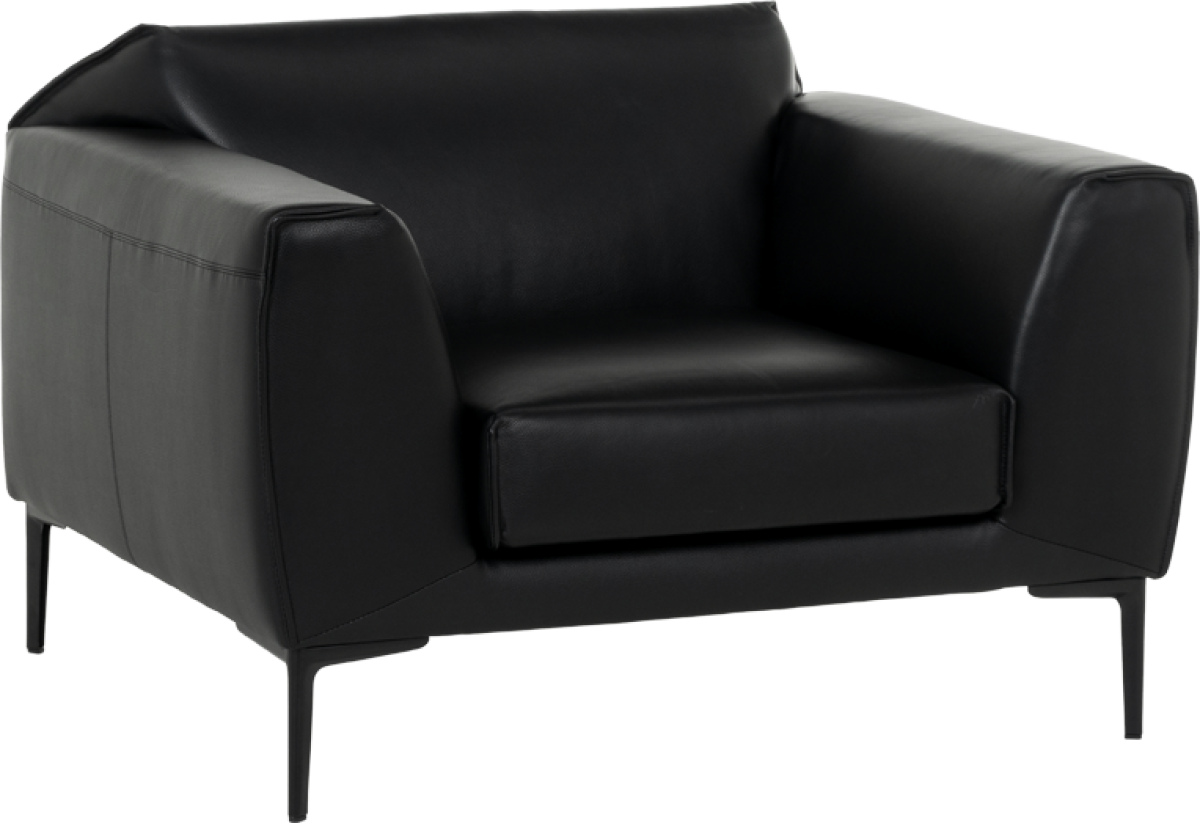 Кожен фотьойл RONDE LUX -1 - черенна ниска цена с бърза доставка - BestPC.BG