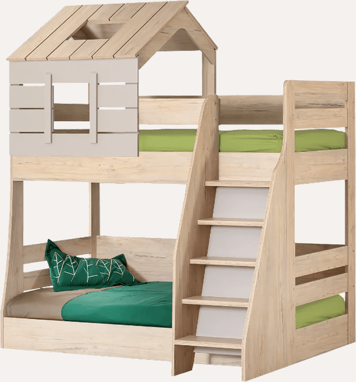 Двуетажно детско легло MY HOUSE - дяснона ниска цена с бърза доставка - BestPC.BG