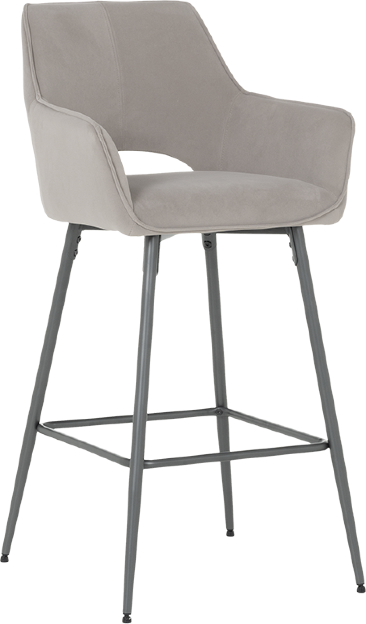 Бар стол TELFORD 2 - светлосив MJ 3на ниска цена с бърза доставка - BestPC.BG