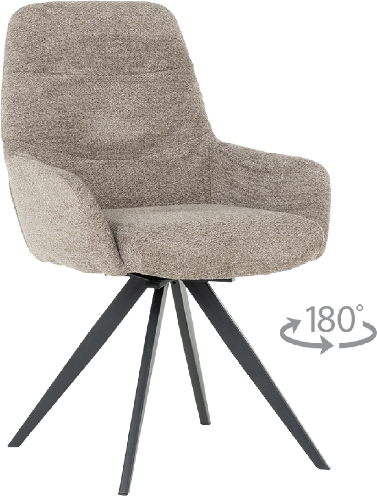 Трапезен стол ASCOT - капучино B 18на ниска цена с бърза доставка - BestPC.BG