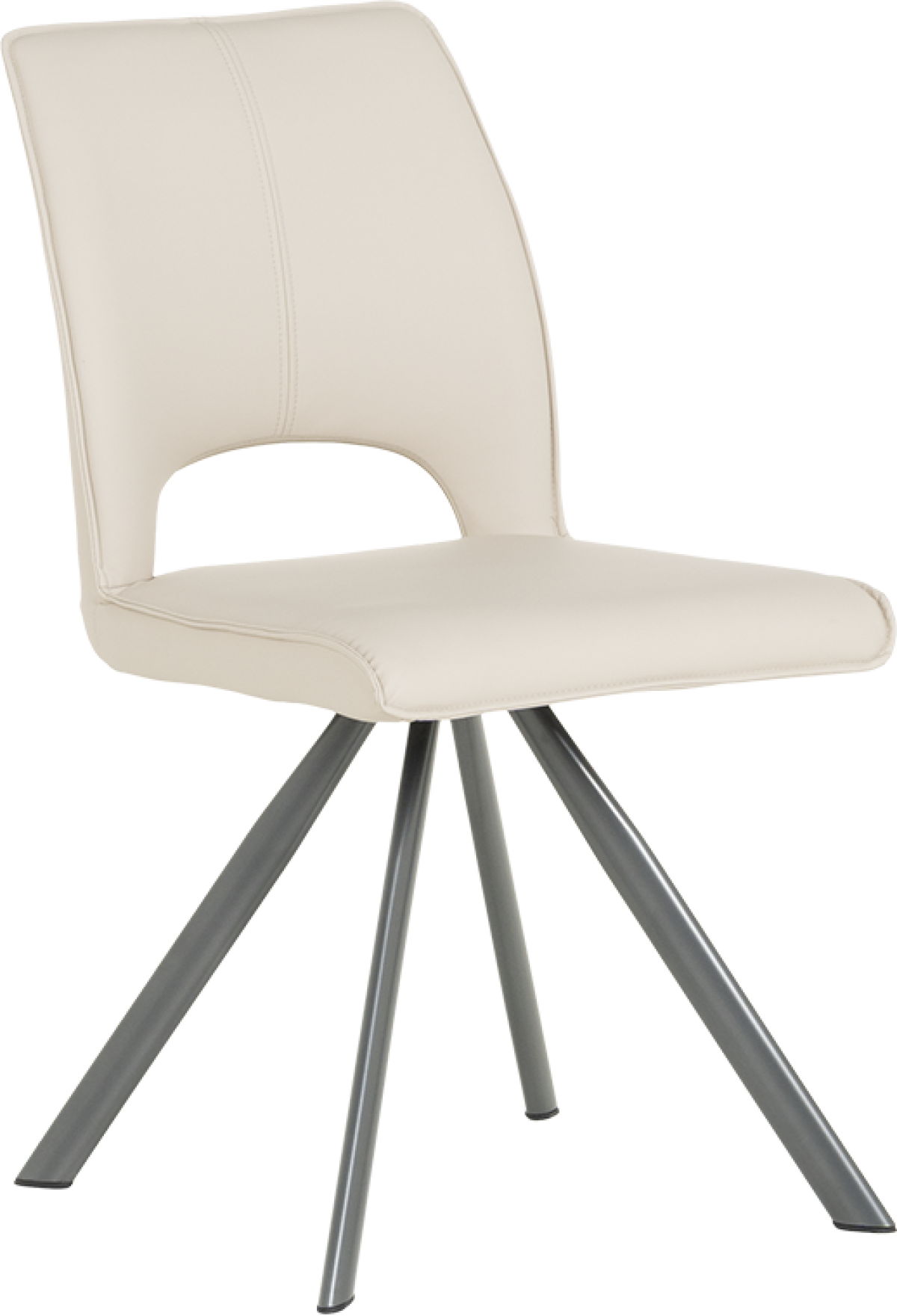 Трапезен стол CRAVEN 2 силиконова кожа - капучино 04на ниска цена с бърза доставка - BestPC.BG