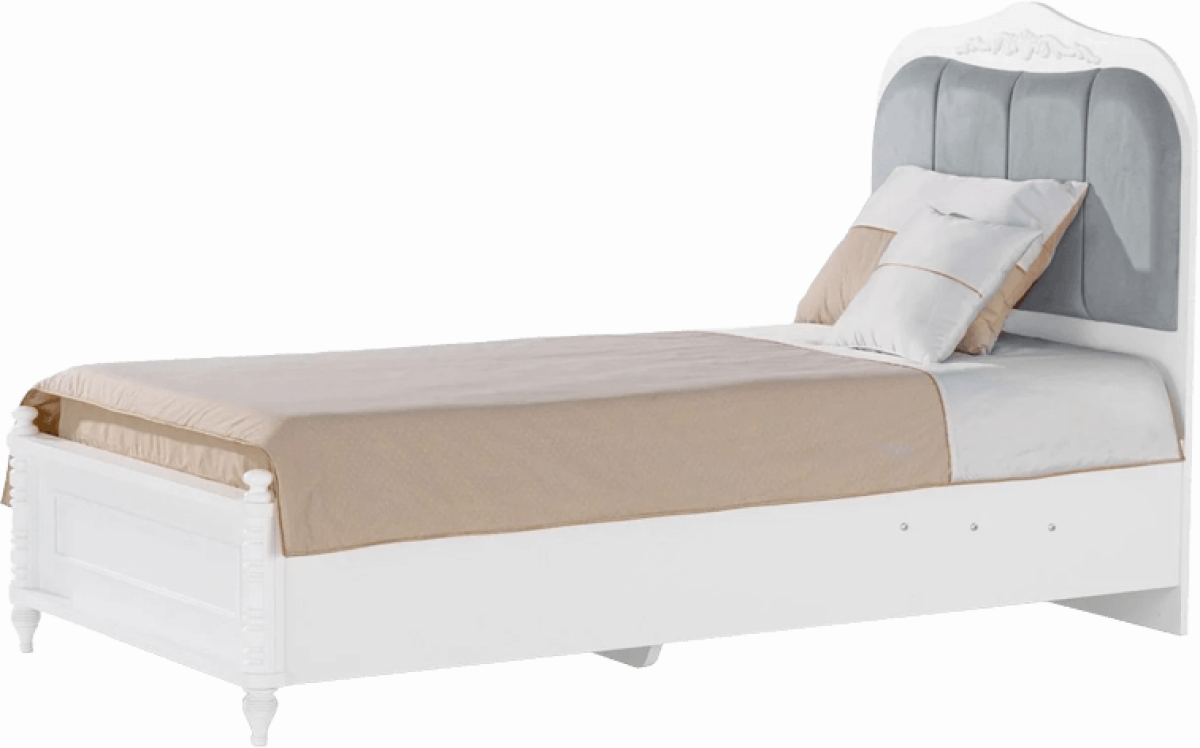 Детско легло с ракла NIL 120 x 200 - бялона ниска цена с бърза доставка - BestPC.BG