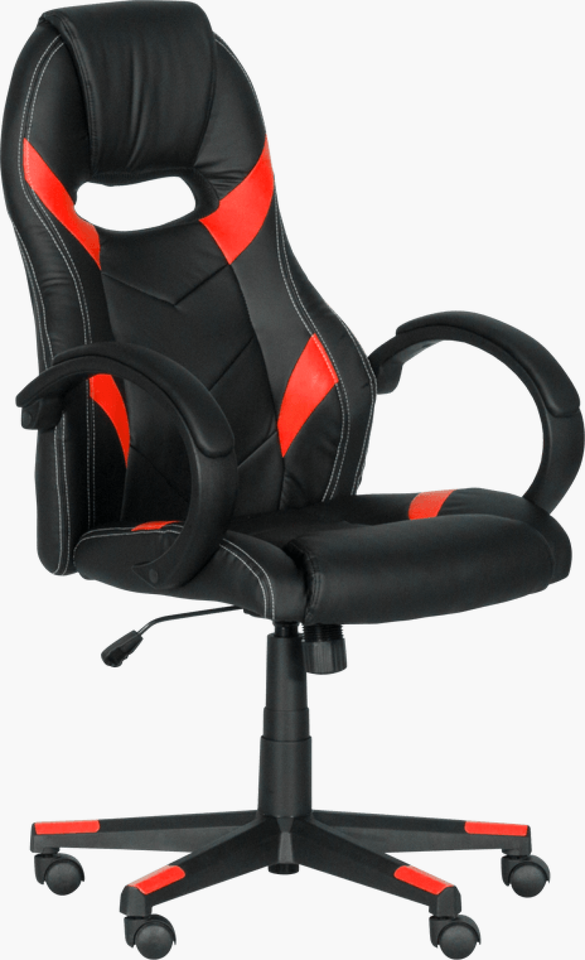 Геймърски стол Carmen 7605 - черен - червенна ниска цена с бърза доставка - BestPC.BG