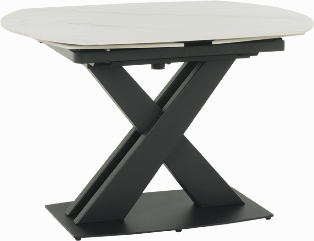 Разтегателна трапезна маса KARLINO - бялана ниска цена с бърза доставка - BestPC.BG