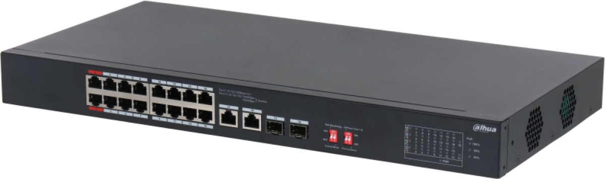 Суич Dahua S3218-16ET-135на ниска цена с бърза доставка - BestPC.BG