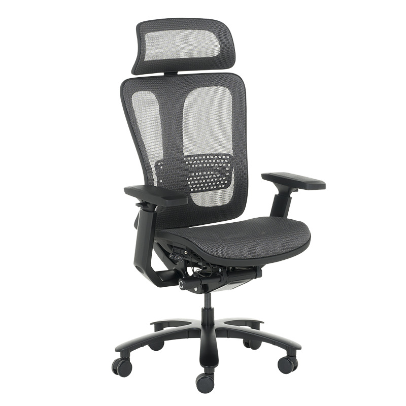 Ергономичен стол NELSON - сивна ниска цена с бърза доставка - BestPC.BG