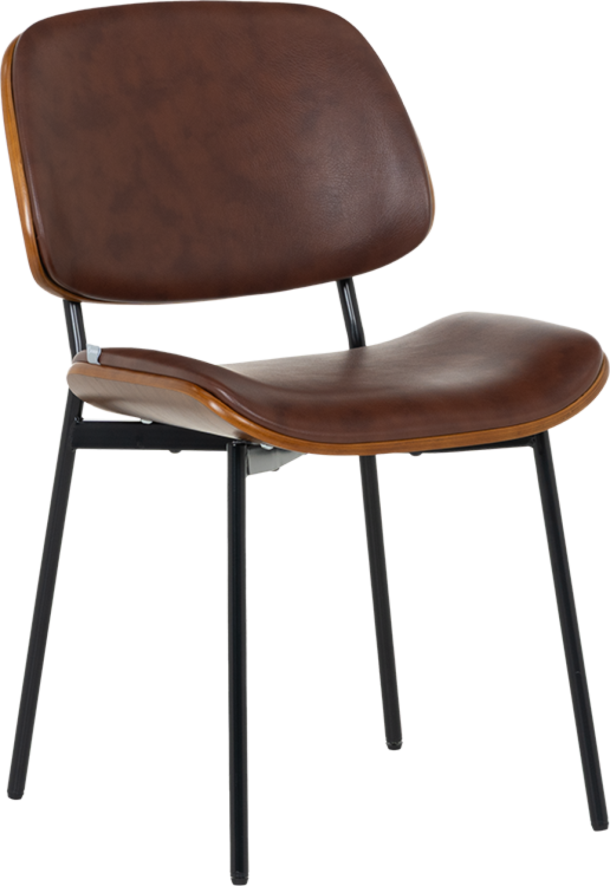 Посетителски стол Carmen 1180 - орех-искрящо кафявна ниска цена с бърза доставка - BestPC.BG