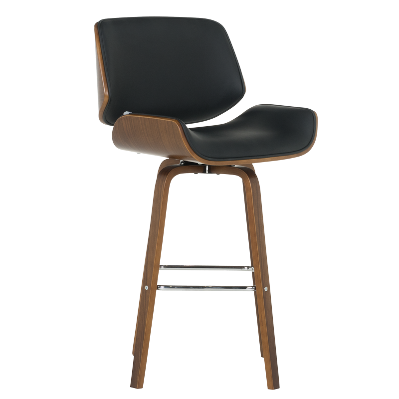 Бар стол Carmen 4027 - орех / черенна ниска цена с бърза доставка - BestPC.BG