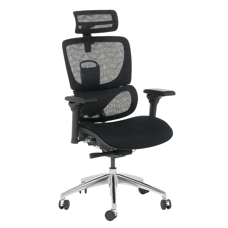 Ергономичен стол GANDER - черенна ниска цена с бърза доставка - BestPC.BG