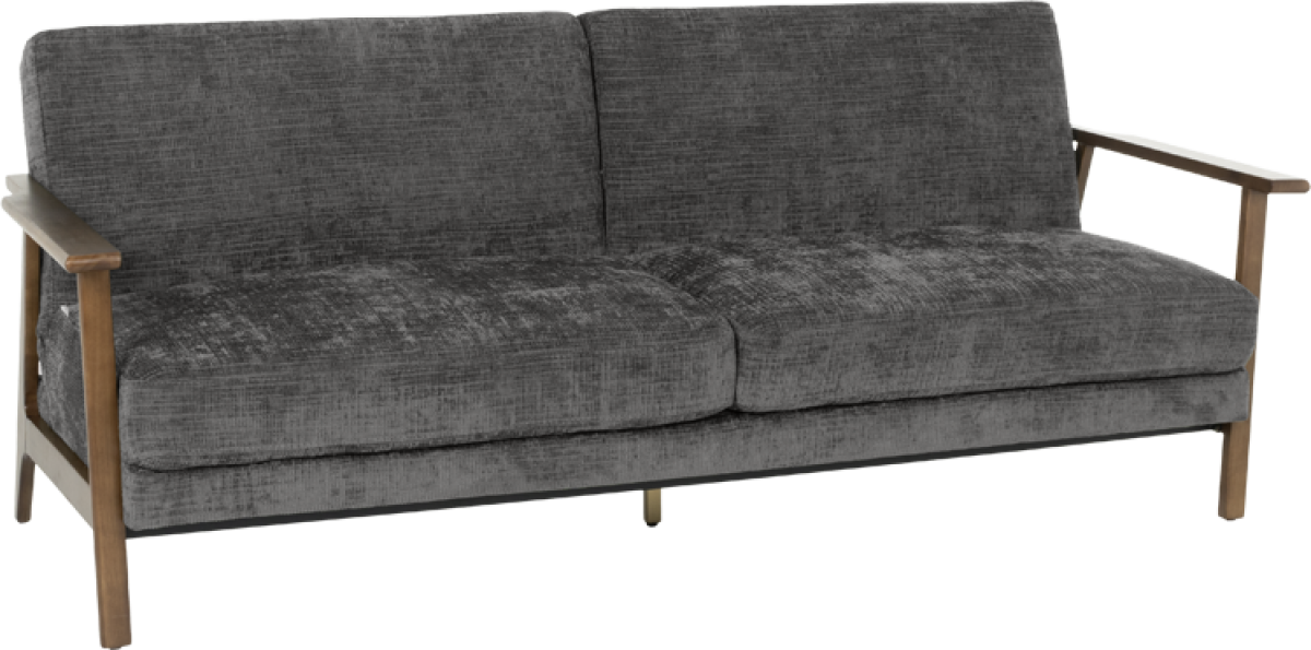 Разтегателен диван - тройка UVIRA - сивна ниска цена с бърза доставка - BestPC.BG