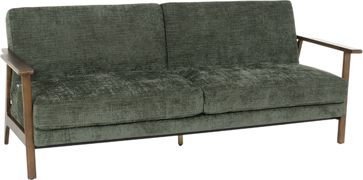 Разтегателен диван - тройка UVIRA - зеленна ниска цена с бърза доставка - BestPC.BG