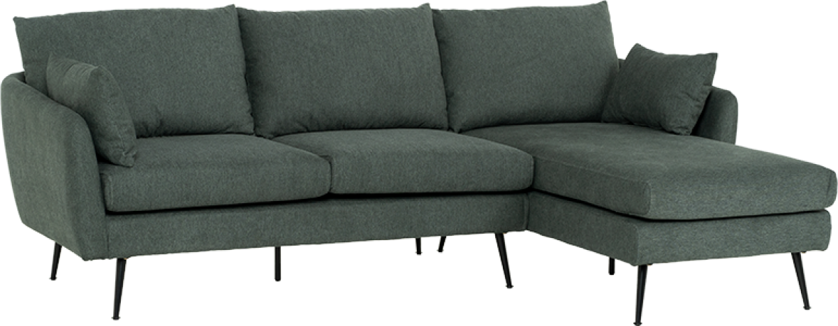 Ъглов диван BUNIA - зеленна ниска цена с бърза доставка - BestPC.BG