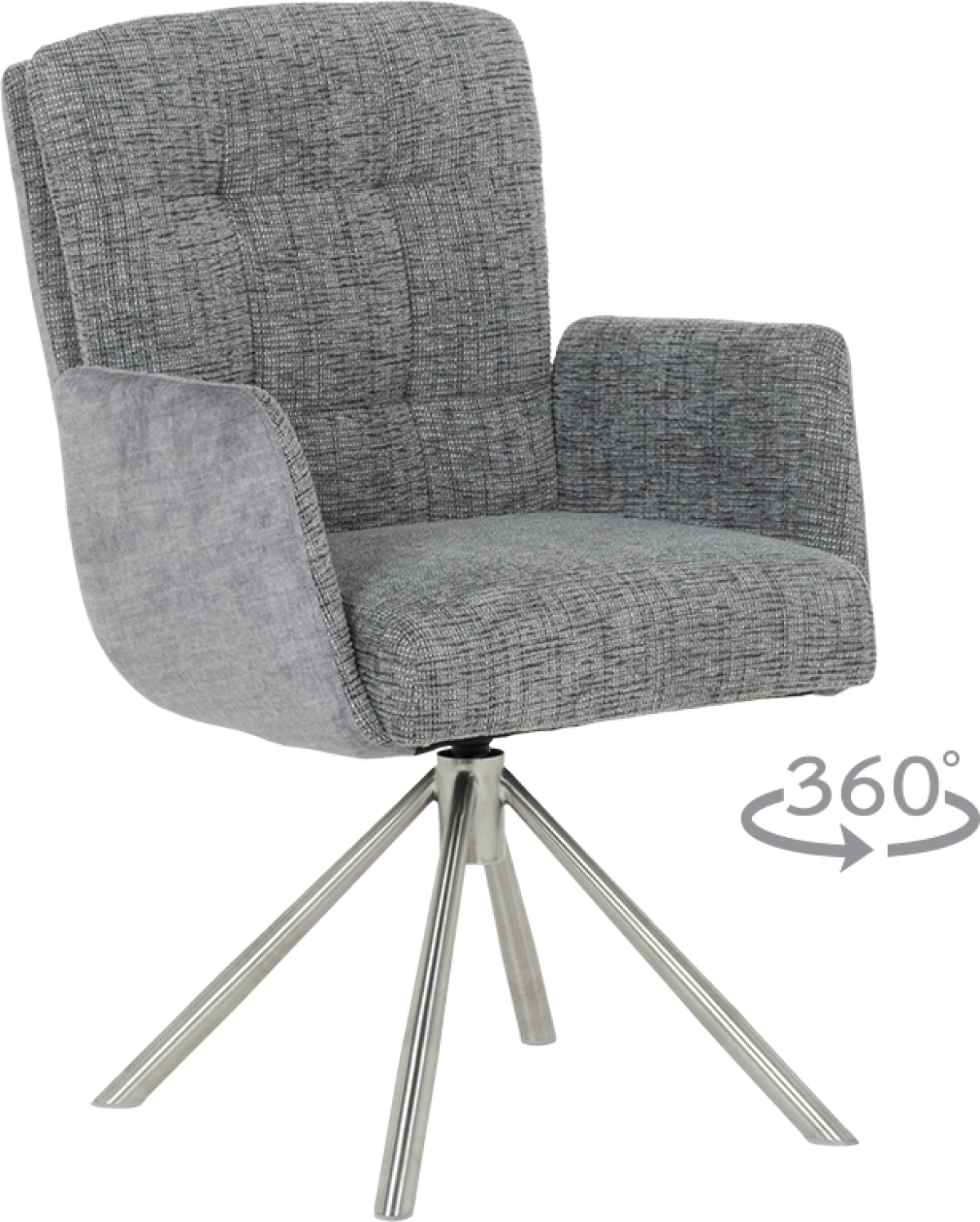 Трапезен стол KEILA - сивна ниска цена с бърза доставка - BestPC.BG