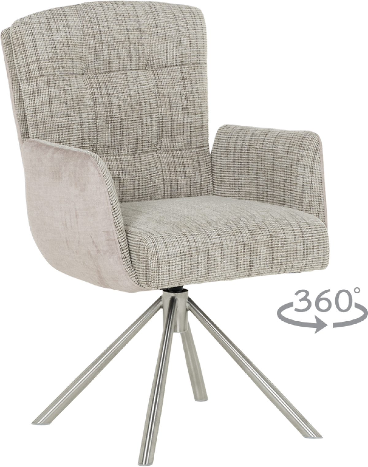 Трапезен стол KEILA - бежовна ниска цена с бърза доставка - BestPC.BG