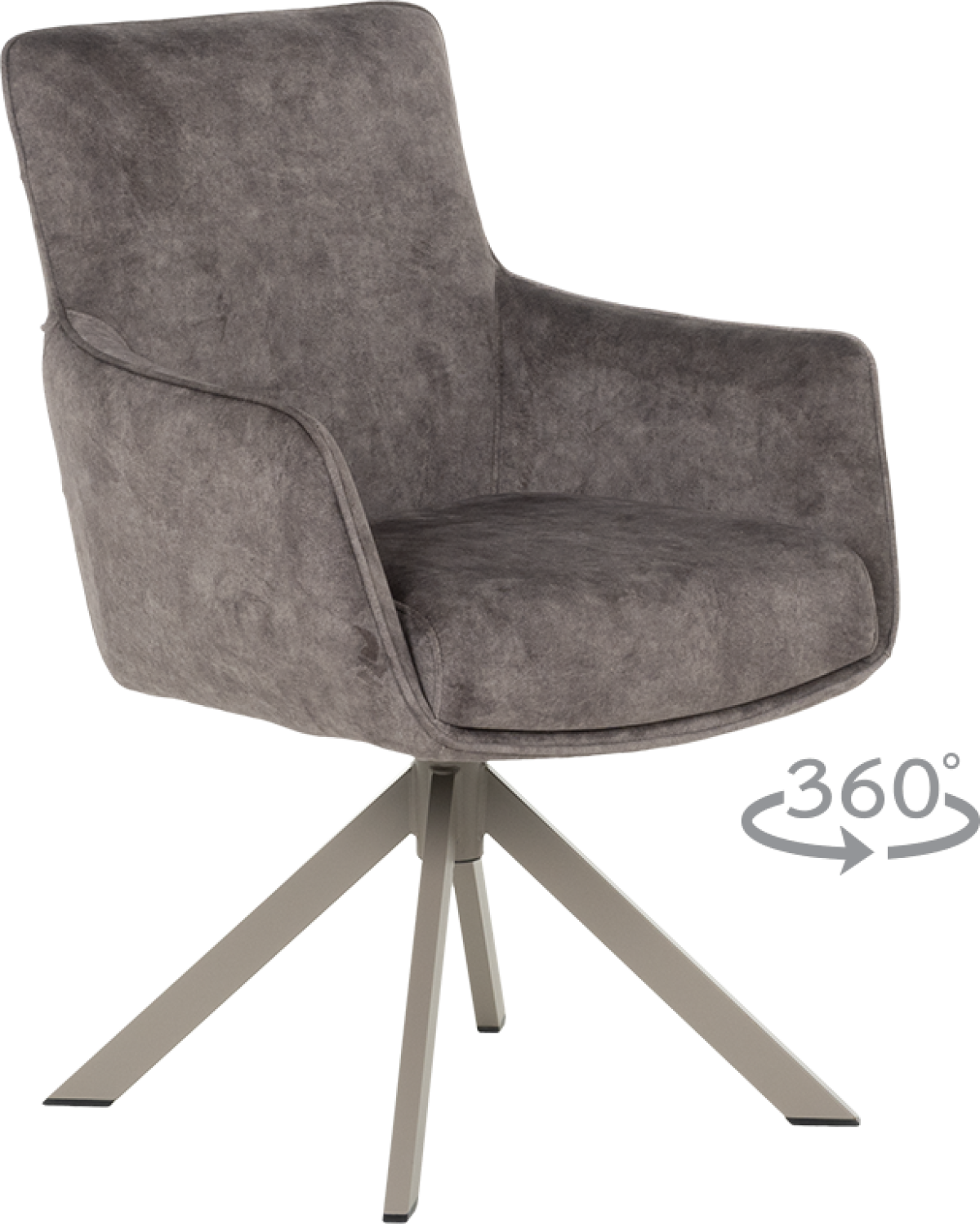 Трапезен стол VALGA  - тъмнобежовна ниска цена с бърза доставка - BestPC.BG