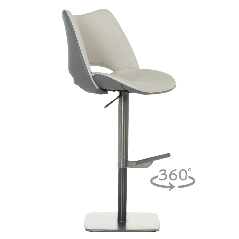 Бар стол MARIRA 2 - светлосив BGна ниска цена с бърза доставка - BestPC.BG