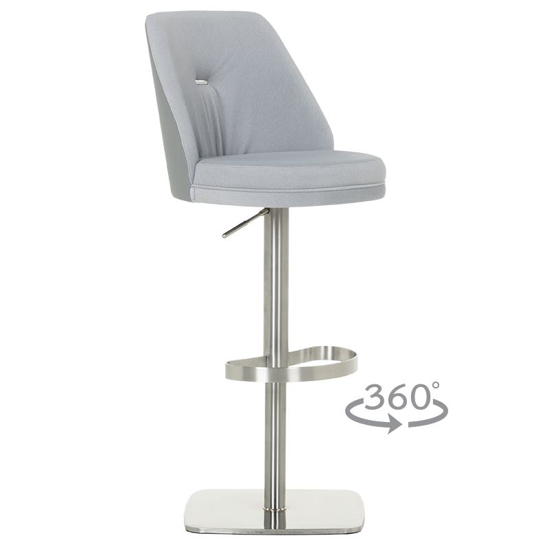 Бар стол HAUNA - светлосив SSна ниска цена с бърза доставка - BestPC.BG