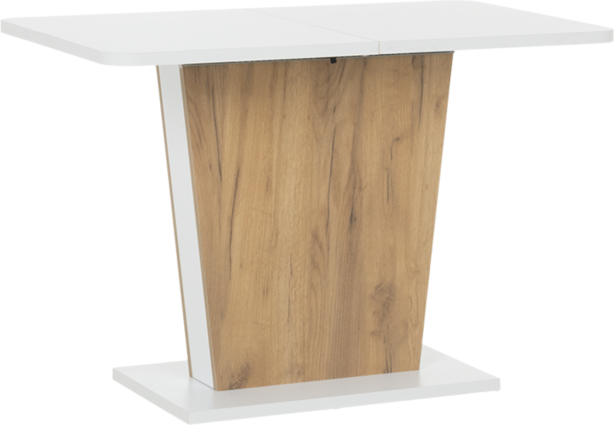 Разтегателна трапезна маса CALYPSO T - дъб вотан / бялна ниска цена с бърза доставка - BestPC.BG