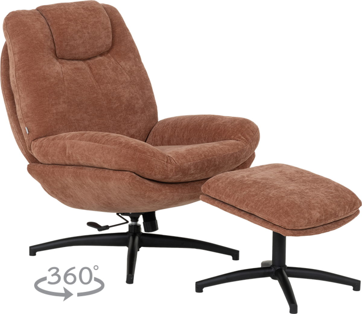 Кресло с табуретка PORTO - охрана ниска цена с бърза доставка - BestPC.BG