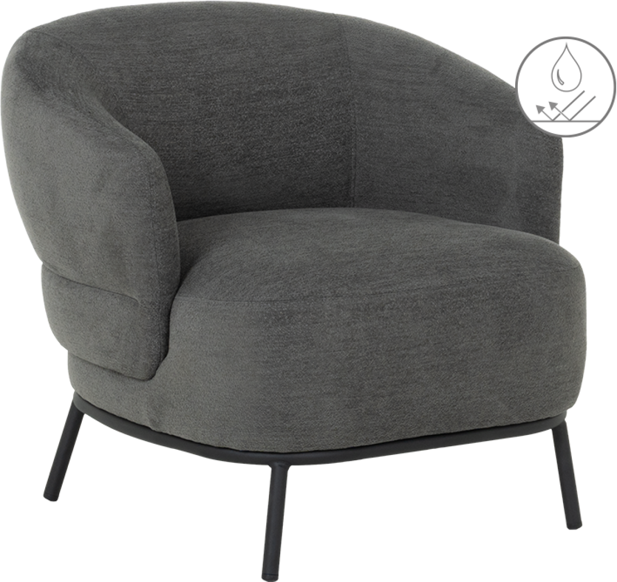 Кресло AURORA - тъмносив WAна ниска цена с бърза доставка - BestPC.BG