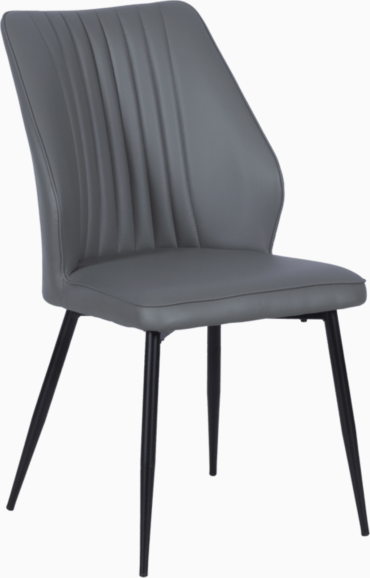 Трапезен стол LAREDO Y еко кожа - тъмносив 14на ниска цена с бърза доставка - BestPC.BG