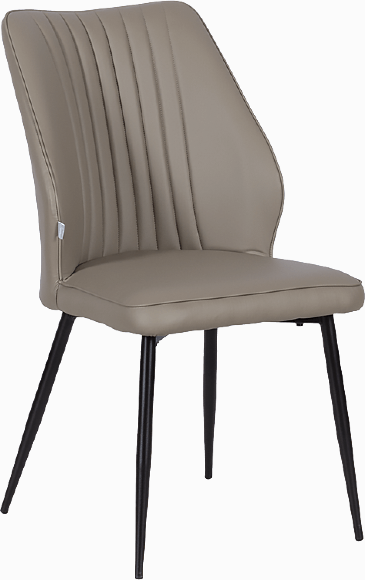 Трапезен стол LAREDO Y еко кожа - тъмнобежов 80на ниска цена с бърза доставка - BestPC.BG