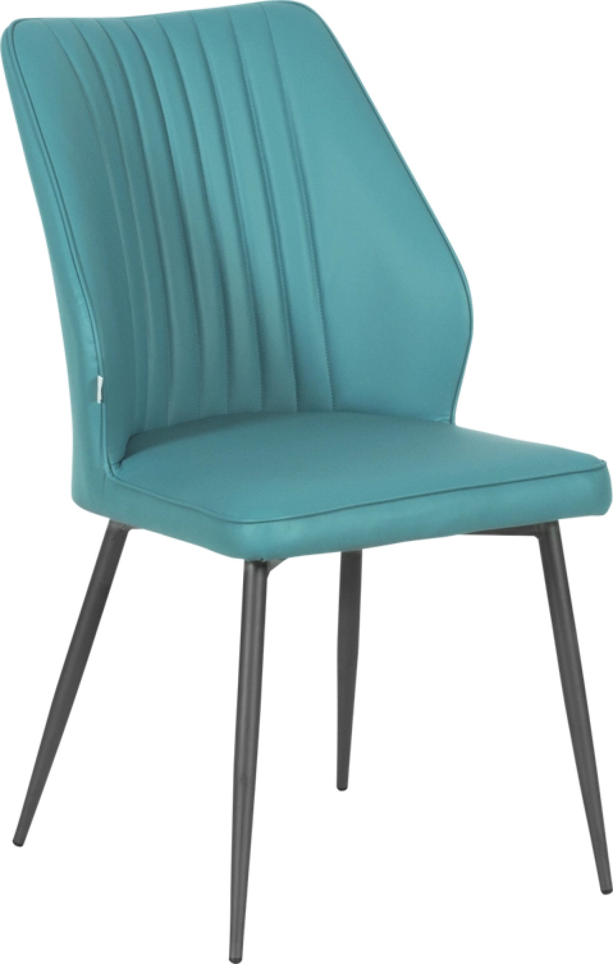 Трапезен стол LAREDO 2 Y силиконова кожа - аквамарин 25на ниска цена с бърза доставка - BestPC.BG