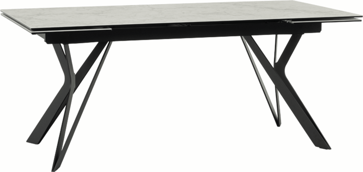 Разтегателна трапезна маса MARKI - бялана ниска цена с бърза доставка - BestPC.BG