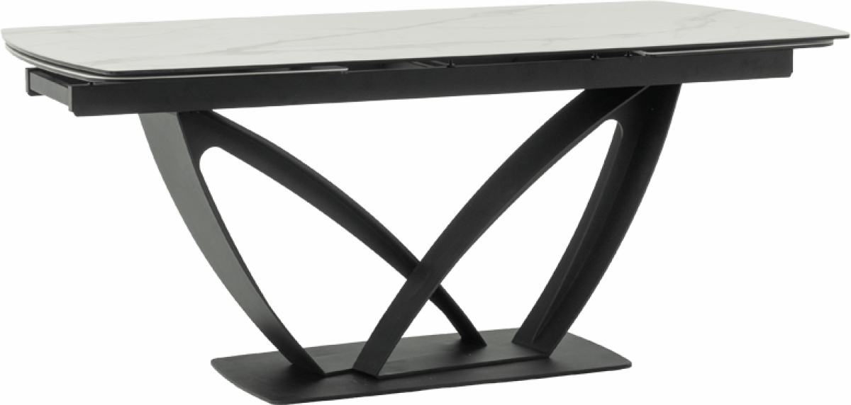 Разтегателна трапезна маса TORUN 2 - бялана ниска цена с бърза доставка - BestPC.BG