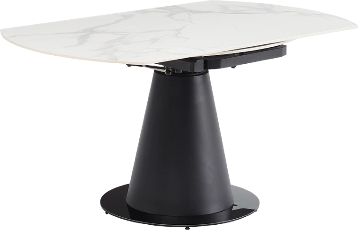 Разтегателна трапезна маса ROZAN - бялана ниска цена с бърза доставка - BestPC.BG