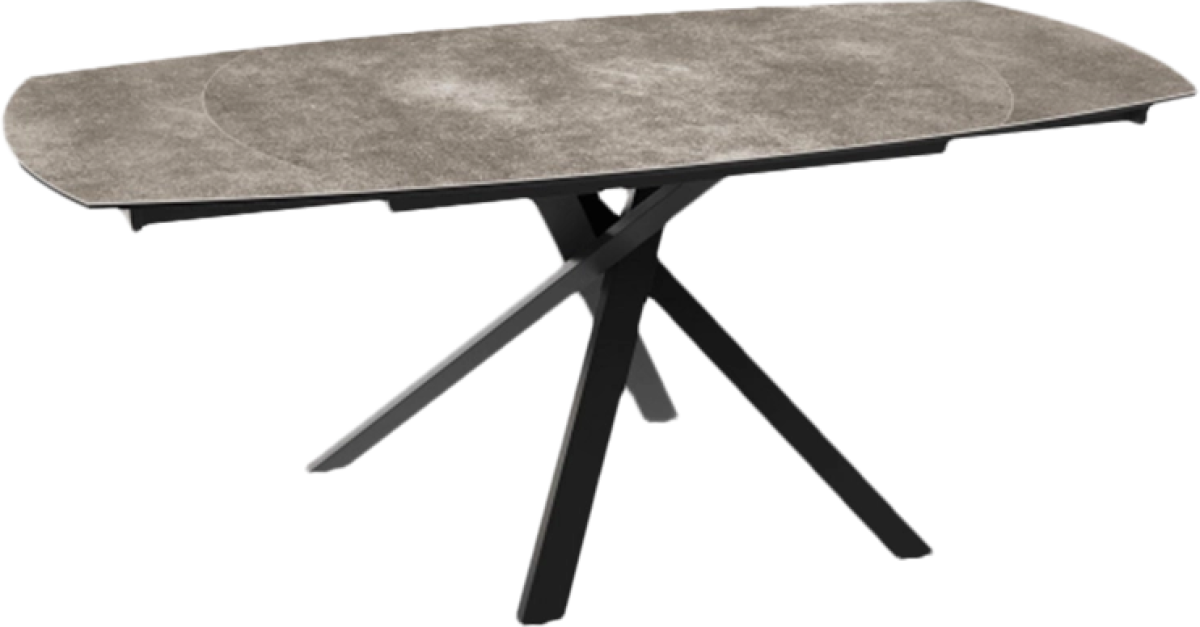 Разтегателна трапезна маса GOLOLIN X - бежована ниска цена с бърза доставка - BestPC.BG