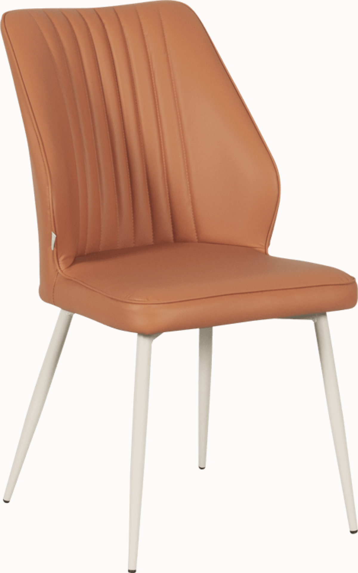 Трапезен стол LAREDO 1 Y силиконова кожа - тъмнооранжев 20на ниска цена с бърза доставка - BestPC.BG