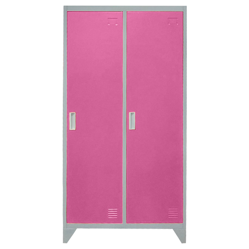 Метален шкаф Carmen CR-1602 KZ - Сив / розовна ниска цена с бърза доставка - BestPC.BG