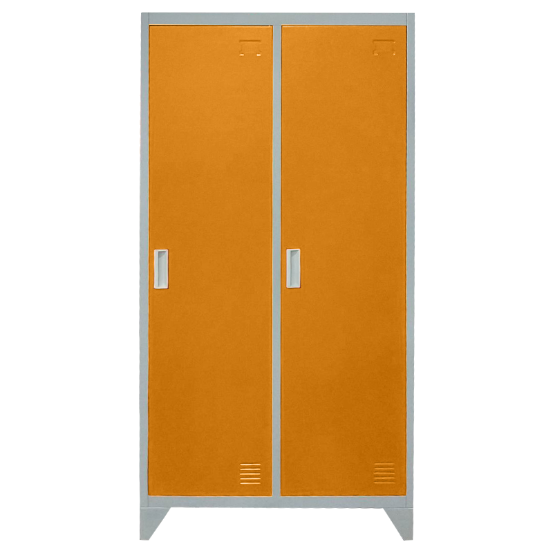 Метален шкаф Carmen CR-1602 KZ - Сив / оранжевна ниска цена с бърза доставка - BestPC.BG