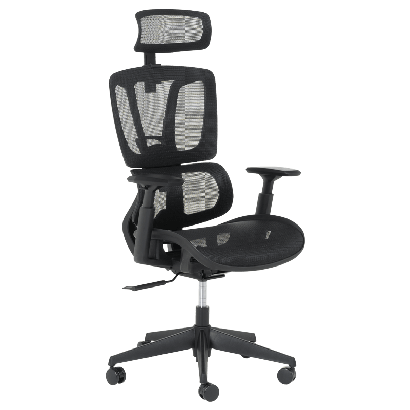 Ергономичен стол BREST - черенна ниска цена с бърза доставка - BestPC.BG