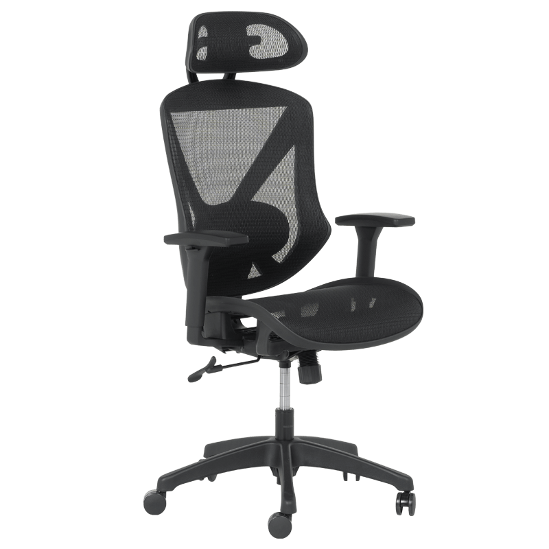 Ергономичен стол CAEN - черенна ниска цена с бърза доставка - BestPC.BG