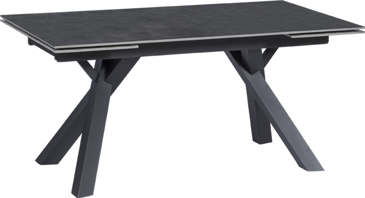 Разтегателна трапезна маса OPOLE - тъмносивана ниска цена с бърза доставка - BestPC.BG