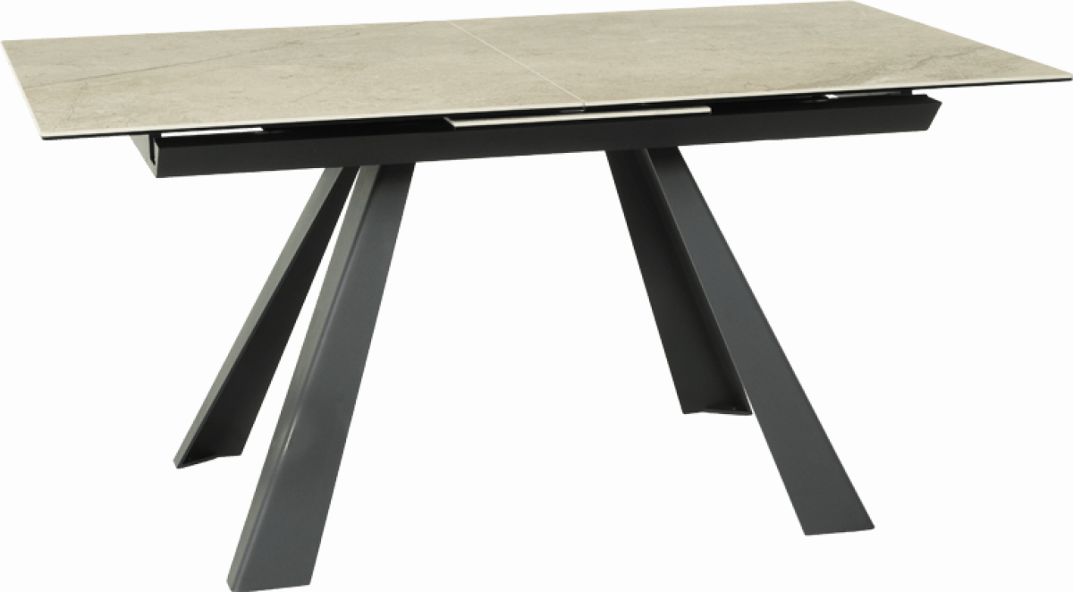 Разтегателна трапезна маса LASK - сивана ниска цена с бърза доставка - BestPC.BG