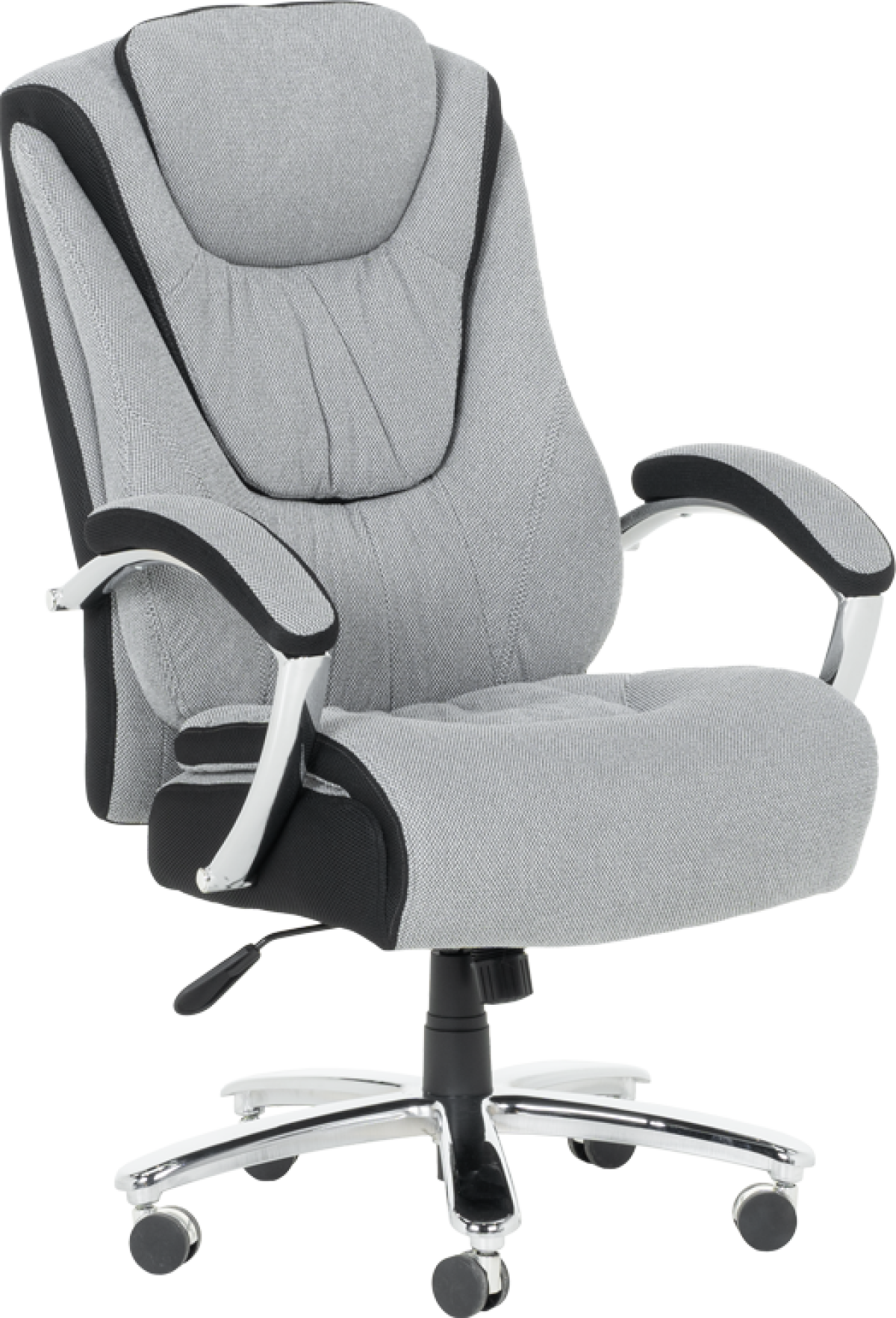 Президентски офис стол Carmen 6201 - сивна ниска цена с бърза доставка - BestPC.BG