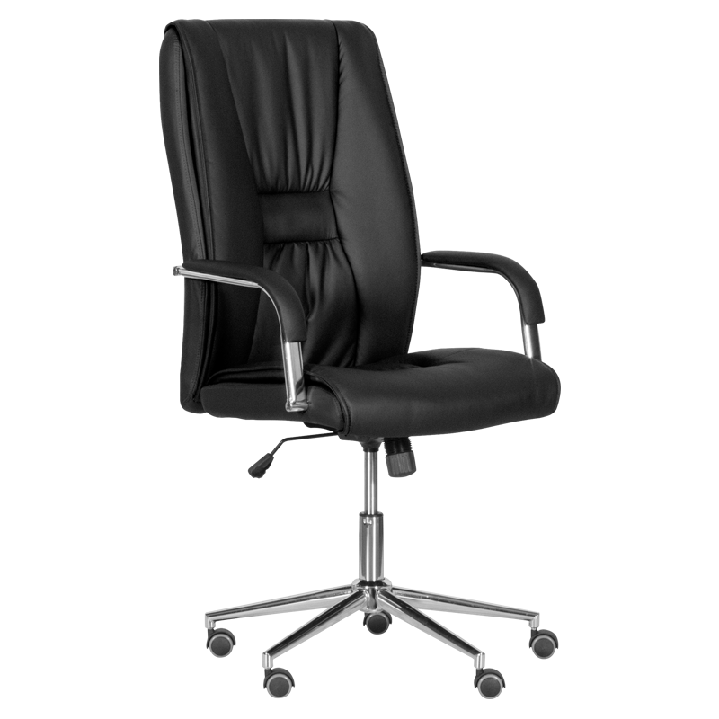 Президентски офис стол Carmen 6500-1 - черенна ниска цена с бърза доставка - BestPC.BG