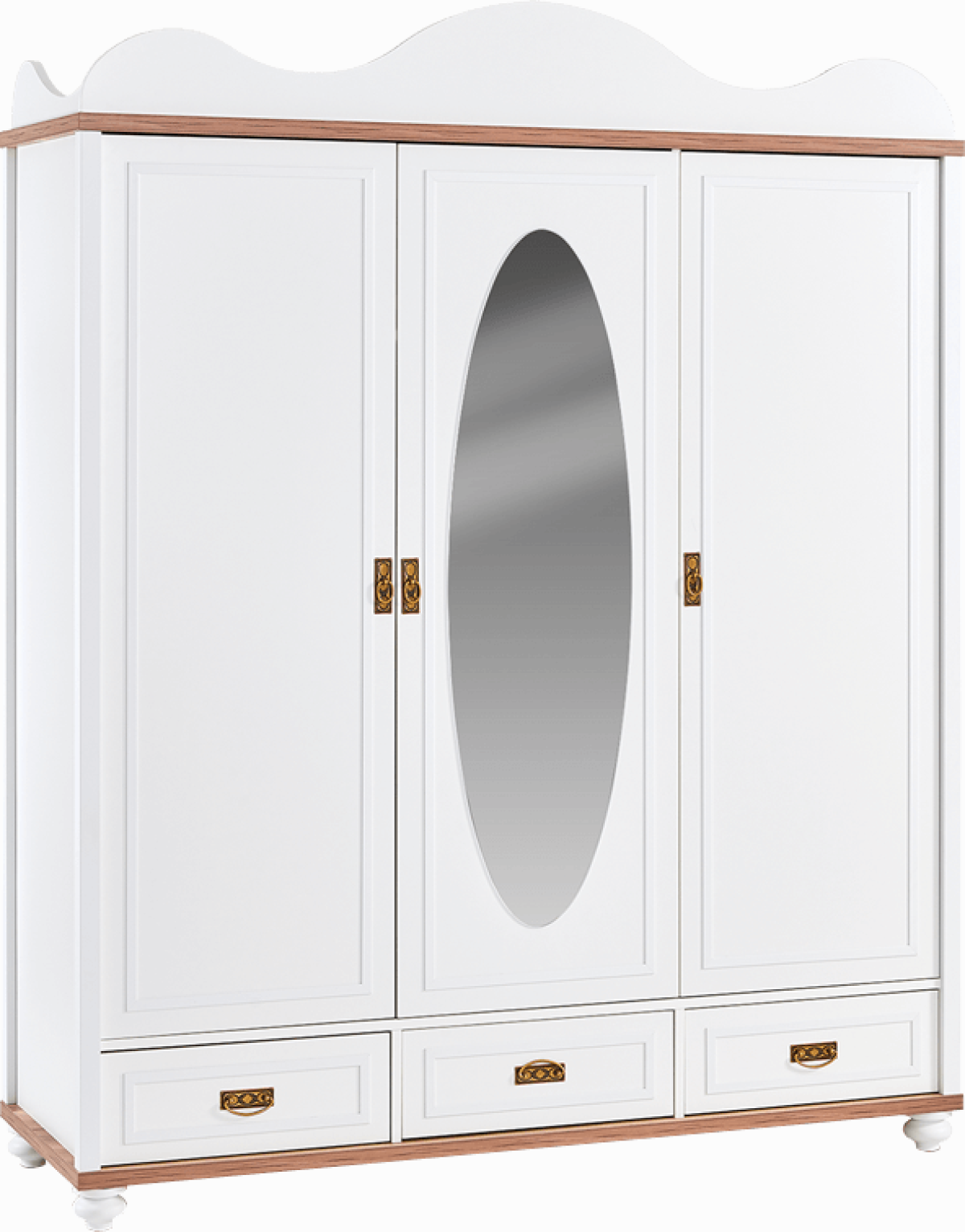 Трикрилен детски гардероб TIFFANYна ниска цена с бърза доставка - BestPC.BG