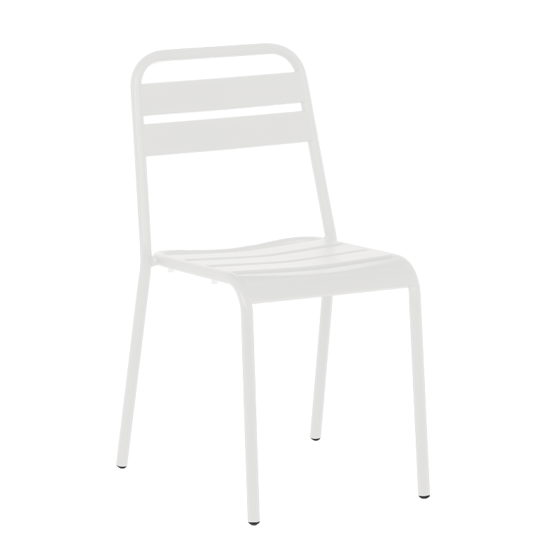 Метален градински стол ABA - бялна ниска цена с бърза доставка - BestPC.BG