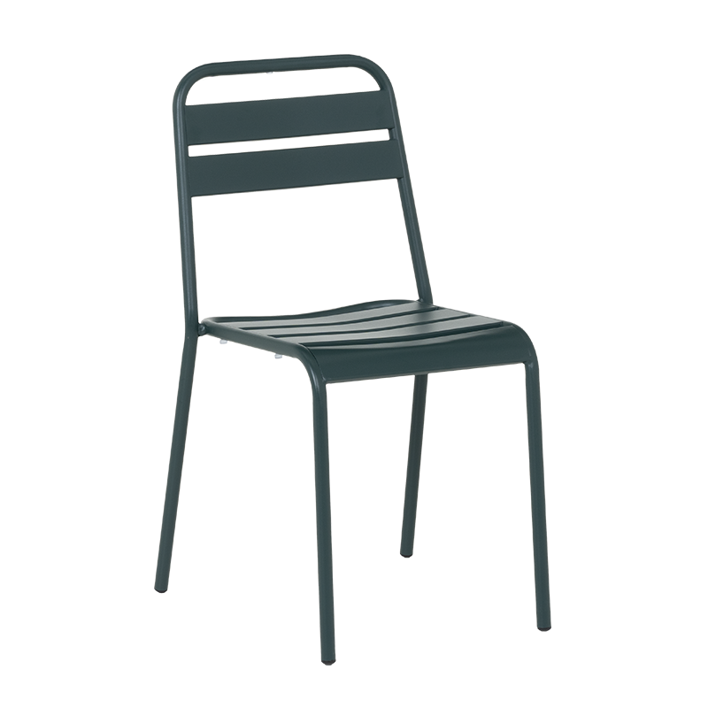 Метален градински стол ABA - тъмнозеленна ниска цена с бърза доставка - BestPC.BG