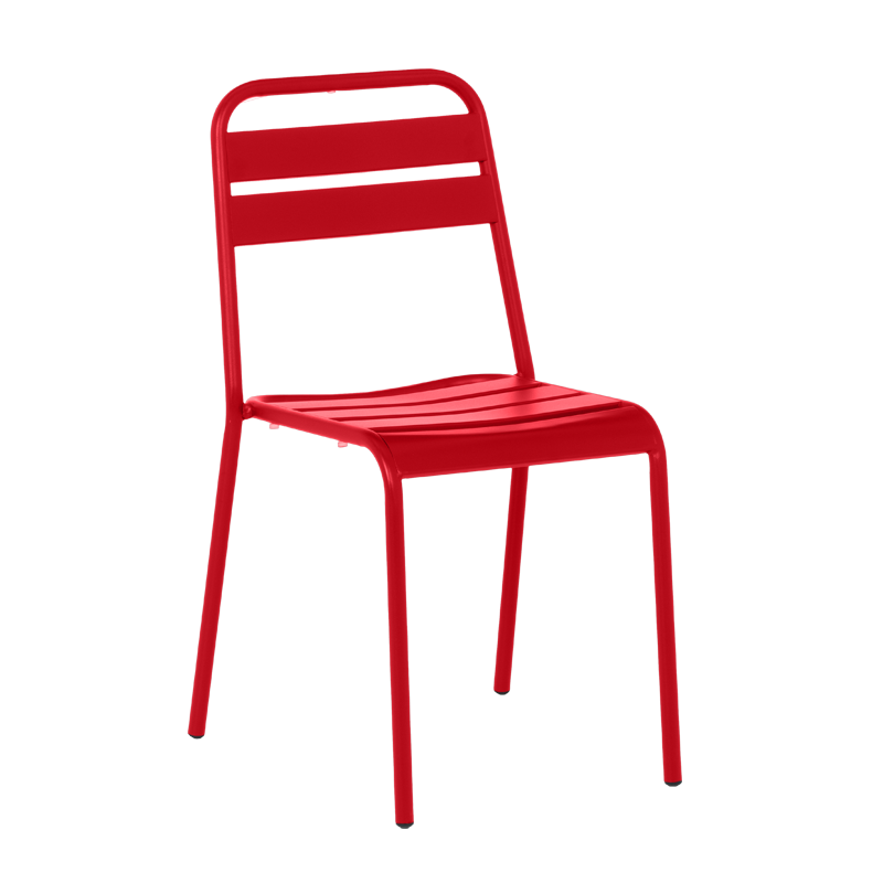 Метален градински стол ABA - червенна ниска цена с бърза доставка - BestPC.BG