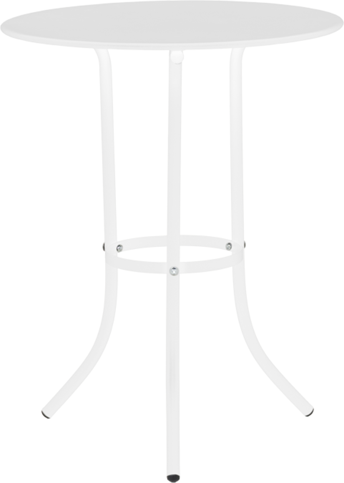 Метална градинска маса NIGER D 60 - бялана ниска цена с бърза доставка - BestPC.BG