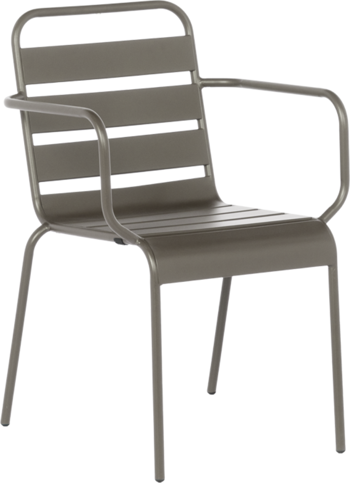 Метален градински стол INISA - капучинона ниска цена с бърза доставка - BestPC.BG